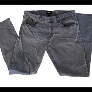 PAIGE LENNOX JEANS MENS SZ 34 L 31 “VINTAGE GRAPHITE BLUE”